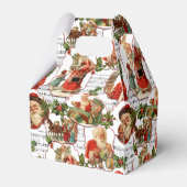 ヴィンテージすてきサンタホリー&ミュージックコラージュ フェイバーボックス (裏面サイド)