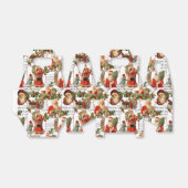 ヴィンテージすてきサンタホリー&ミュージックコラージュ フェイバーボックス (折り畳みなし)