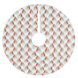 ヴィンテージすてきセントニックサンタクロース ブラッシュドポリエステルツリースカート