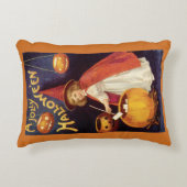 ヴィンテージすてきハロウィーンウィッチバイエレンクラッサドル アクセントクッション (正面)