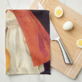 ヴィンテージすてきハロウィーンウィッチバイエレンクラッサドル キッチンタオル (四つ折り)