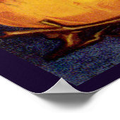 ヴィンテージすてきハロウィーンウィッチバイエレンクラッサドル ポスター (角)