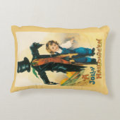 ヴィンテージすてきハロウィーンカクレクロエレンクラッサドル アクセントクッション (裏面)