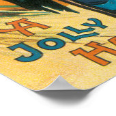 ヴィンテージすてきハロウィーンカクレクロエレンクラッサドル ポスター (角)