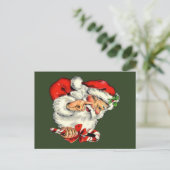 ヴィンテージすてき付きサンタハガキ シーズンポストカード (スタンド正面)