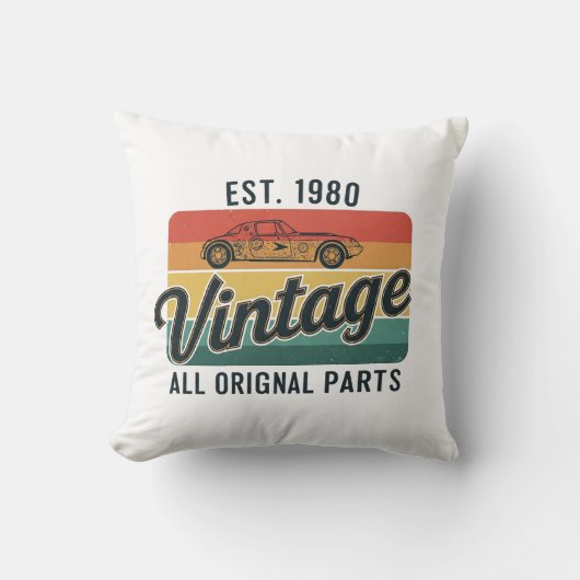 ヴィンテージすべてのオリジナルパーツ クッション (正面)