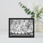 ヴィンテージすべての星蚊取り線型 ポストカード (スタンド正面)