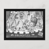 ヴィンテージすべての星蚊取り線型 ポストカード (正面)