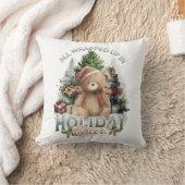 ヴィンテージすべて包まれたアップホリデイ クッション (ブランケット)