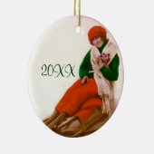 ヴィンテージそりオーナメント セラミックオーナメント (右)