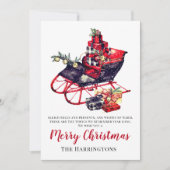 ヴィンテージそりメリークリスマス (正面)