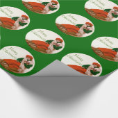 ヴィンテージそりラッピング紙 ラッピングペーパー (角)