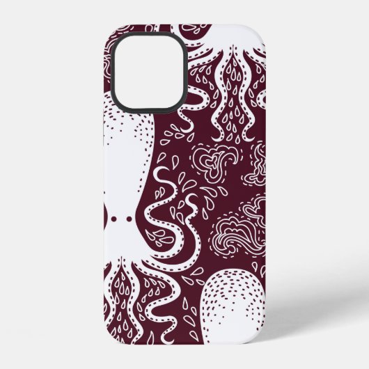 ヴィンテージたこ模様 iPhoneケース (裏面)