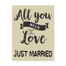 ヴィンテージたった今結婚しましたタン&ブラック結婚ズラブ