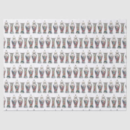 ヴィンテージたばこの葉っぱの花瓶とジンジャーの瓶 薄葉紙