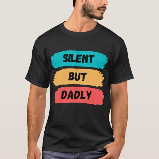ヴィンテージだ静かがダディ Tシャツ (正面)