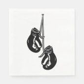 ヴィンテージつるのボクシング手袋レトロ戦闘機 スタンダードランチョンナプキン (正面)