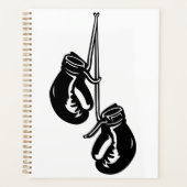 ヴィンテージつるのボクシング手袋レトロ戦闘機 プランナー手帳 (正面)