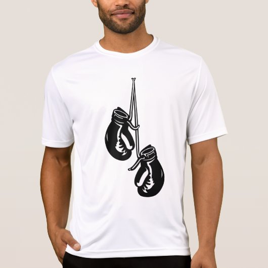 ヴィンテージつるのボクシング手袋レトロ戦闘機 Tシャツ (正面)