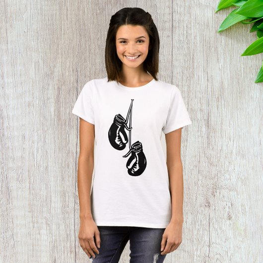 ヴィンテージつるのボクシング手袋レトロ戦闘機 Tシャツ