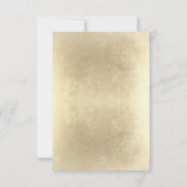 ヴィンテージつるのランプ結婚式RSVPカード 出欠カード (裏面)