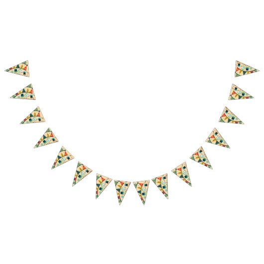 ヴィンテージつるバンナー バンティングフラッグ (全)