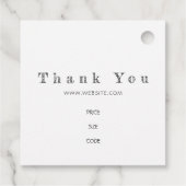 ヴィンテージつるラベル、ホーム&リビング価格ラベル フェイバータグ (裏面)