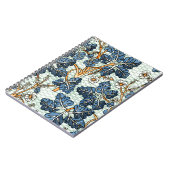 ヴィンテージつる植物 ノートブック (左側)