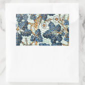 ヴィンテージつる植物 長方形シール (バッグ)