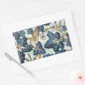 ヴィンテージつる植物 長方形シール (封筒)