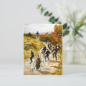 ヴィンテージでの自転車の旅 ポストカード (スタンド正面)