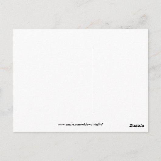 ヴィンテージでの自転車の旅 ポストカード (裏面)