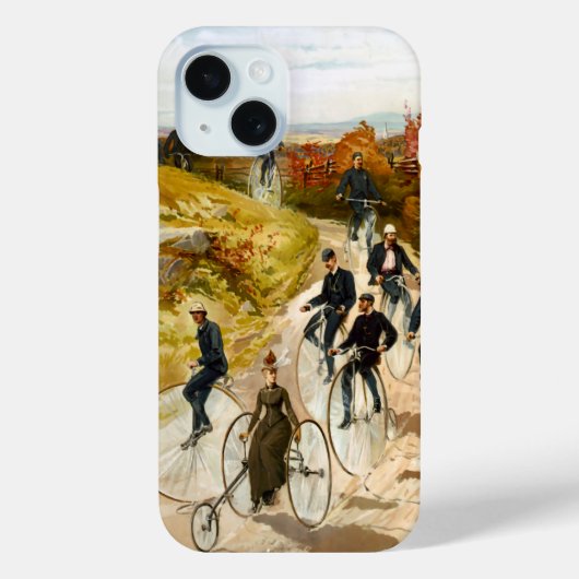 ヴィンテージでの自転車の旅 Case-Mate iPhoneケース (裏面)
