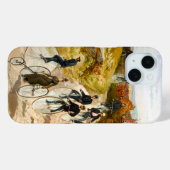 ヴィンテージでの自転車の旅 Case-Mate iPhoneケース (裏面 (横))