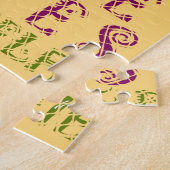 ヴィンテージでコーヒー救を飲み、自撮りする ジグソーパズル (側面)