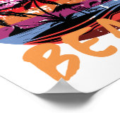 ヴィンテージでビーチ夏 ポスター (角)