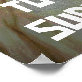 ヴィンテージでフェミニスト「私は微妙にされなかった」 ポスター (角)