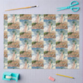 ヴィンテージでモネにパラソルを向離れけた人 薄葉紙 (クラフト)