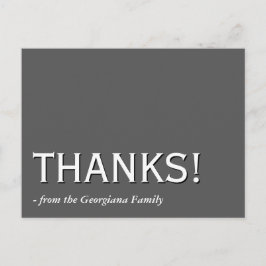 ヴィンテージで昔ながらの「ありがとう！」ポストカード ポストカード