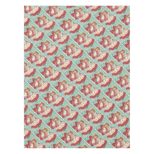 ヴィンテージで最も甘いバレンタイン テーブルクロス (正面)