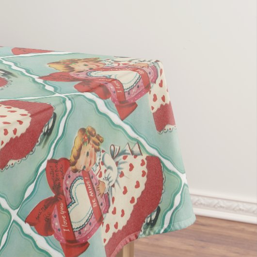 ヴィンテージで最も甘いバレンタイン テーブルクロス (インサイチュ)