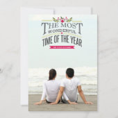 ヴィンテージで最も素晴らしい時間の写真 シーズンカード (正面)