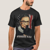ヴィンテージで有名なRBGアメリカ国旗 Tシャツ (正面)