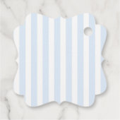 ヴィンテージで青いリボンファンシーを着た子羊 フェイバータグ (裏面)