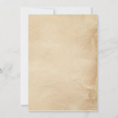 ヴィンテージとさくらんぼピンク第1聖餐式 招待状 (裏面)