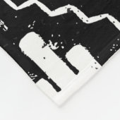 ヴィンテージとアメリカのインドとのシームレスな民族パターン フリースブランケット (角)