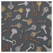 ヴィンテージとアンティーク鍵 ファブリック (見本)