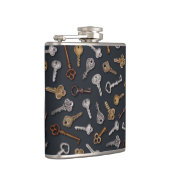 ヴィンテージとアンティーク鍵 フラスク (右)