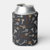 ヴィンテージとアンティーク鍵 缶クーラー (缶正面)