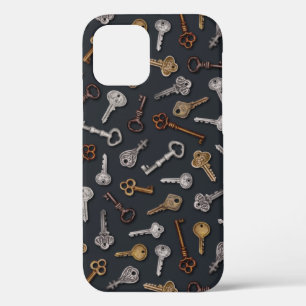 ヴィンテージとアンティーク鍵 iPhone 12ケース